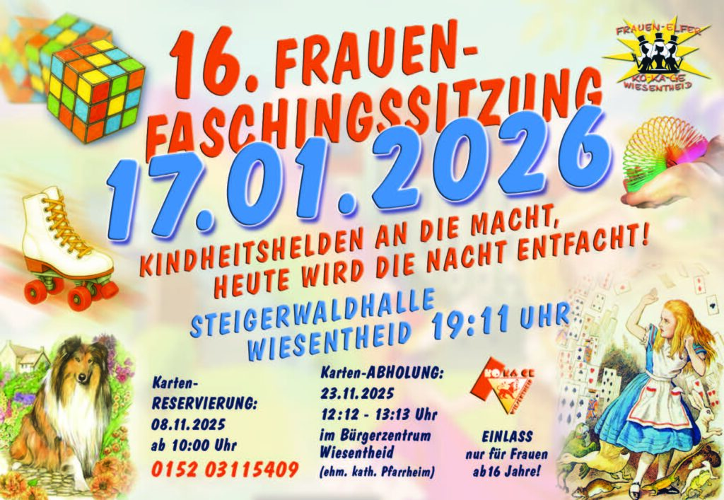 16. Frauenfaschingssitzungplakat 